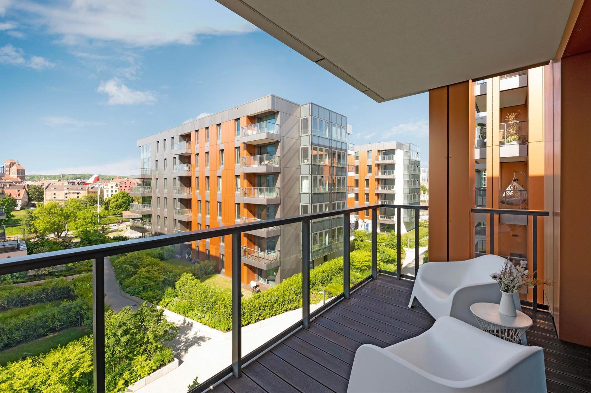 Brabank Riverside - Sauna, Business & Gym By Downtown Apartments Gdańsk Exteriör bild