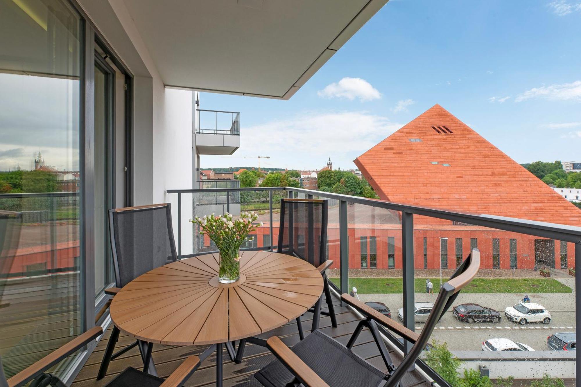 Brabank Riverside - Sauna, Business & Gym By Downtown Apartments Gdańsk Rum bild