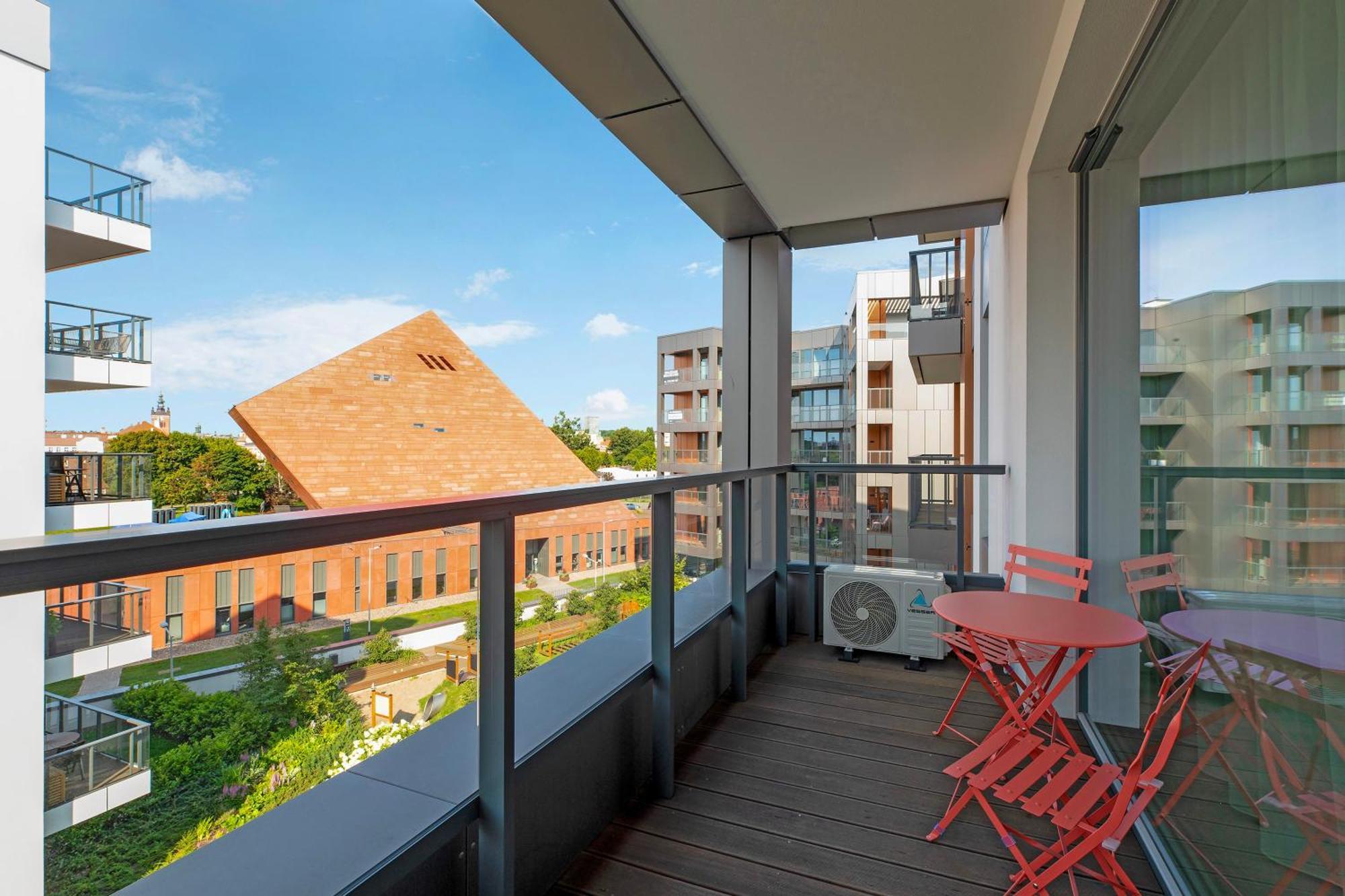 Brabank Riverside - Sauna, Business & Gym By Downtown Apartments Gdańsk Rum bild