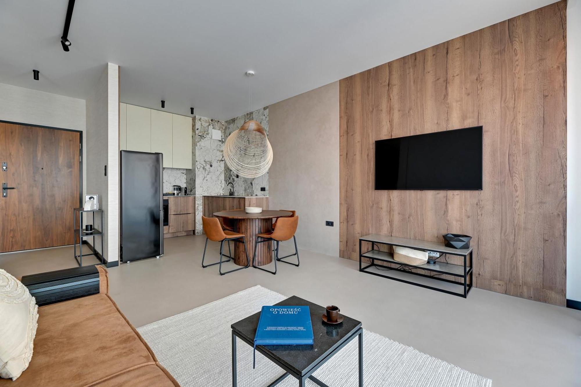 Brabank Riverside - Sauna, Business & Gym By Downtown Apartments Gdańsk Rum bild