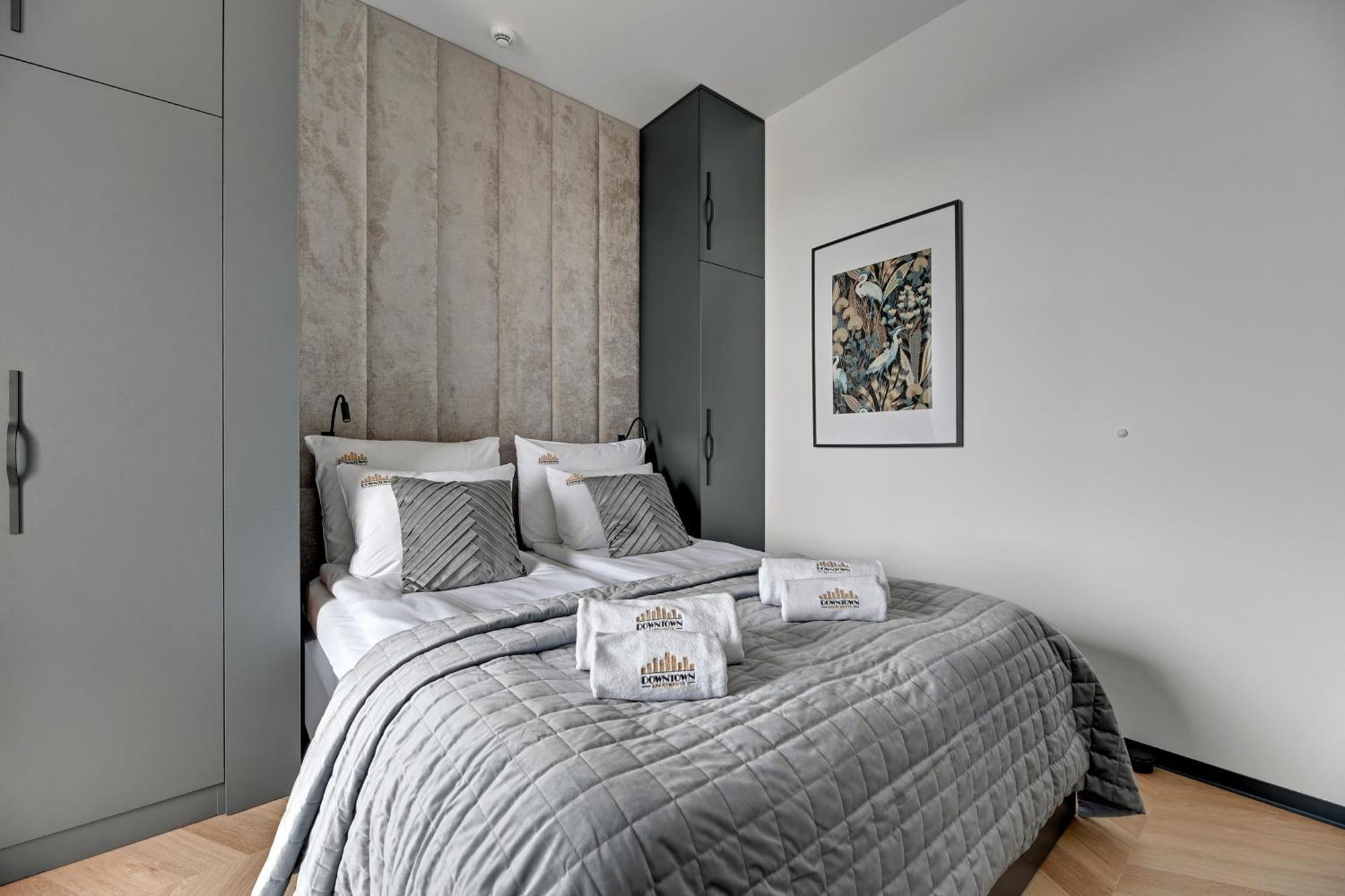 Brabank Riverside - Sauna, Business & Gym By Downtown Apartments Gdańsk Rum bild