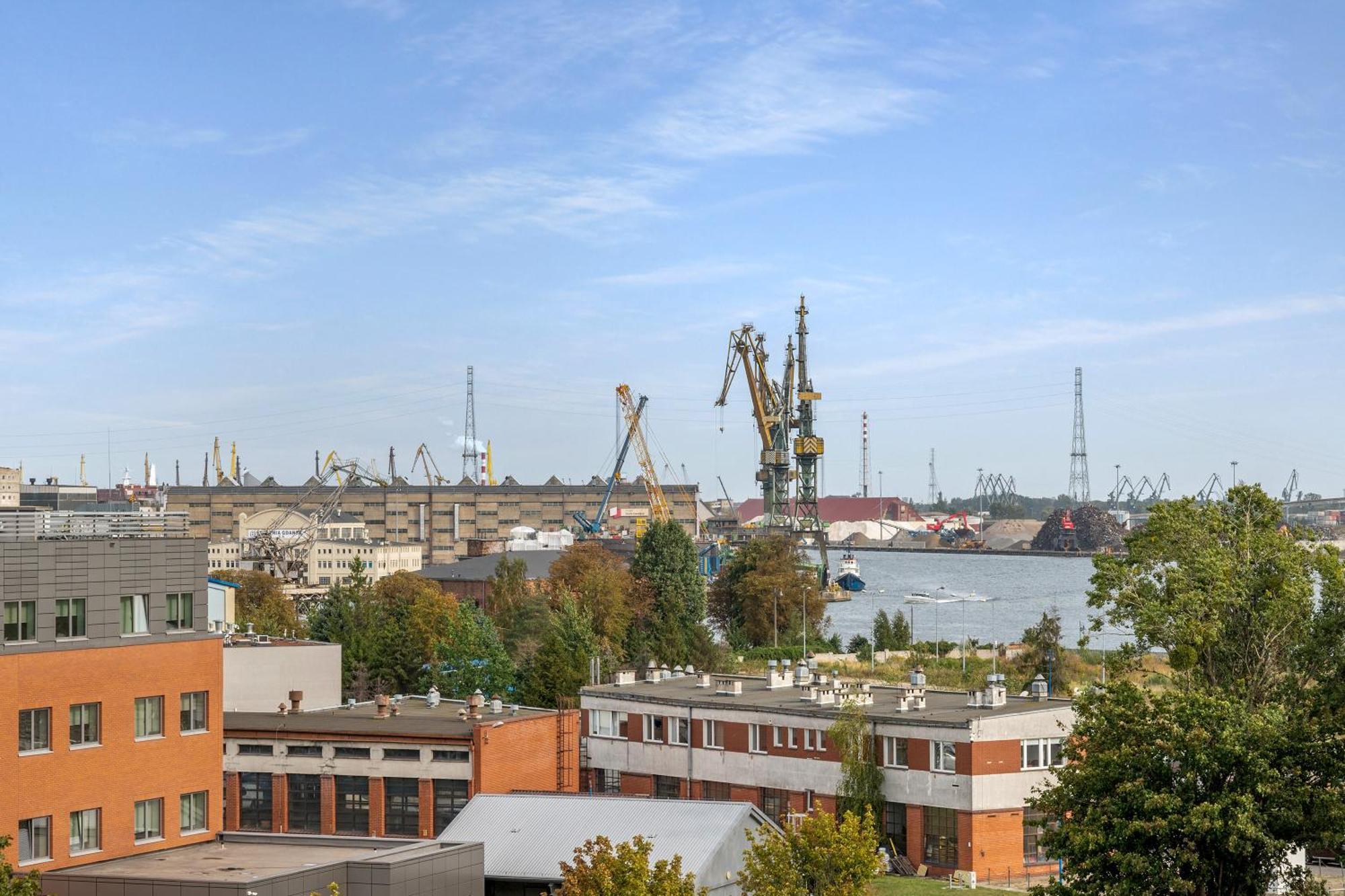 Brabank Riverside - Sauna, Business & Gym By Downtown Apartments Gdańsk Rum bild