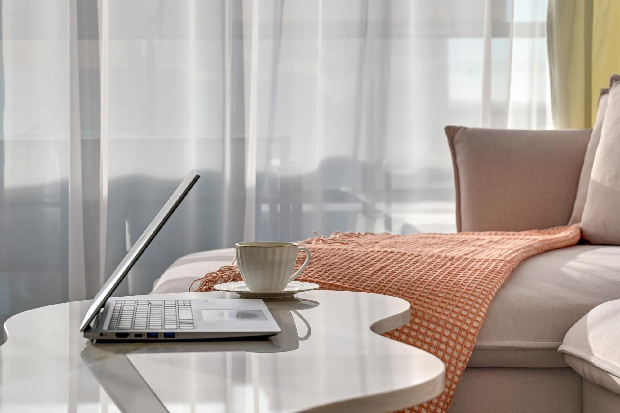 Brabank Riverside - Sauna, Business & Gym By Downtown Apartments Gdańsk Rum bild