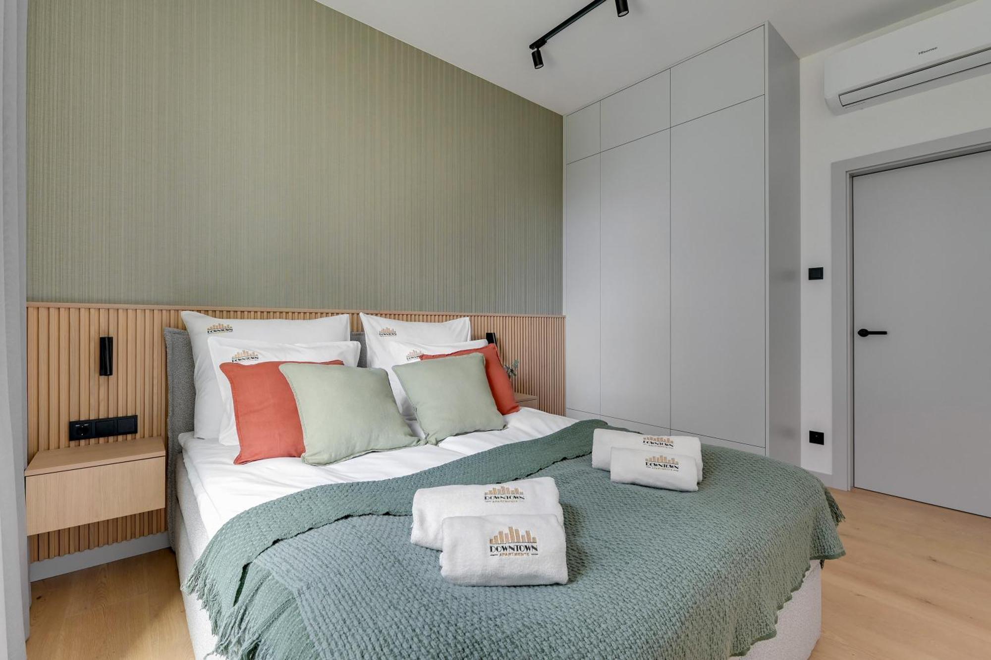 Brabank Riverside - Sauna, Business & Gym By Downtown Apartments Gdańsk Rum bild