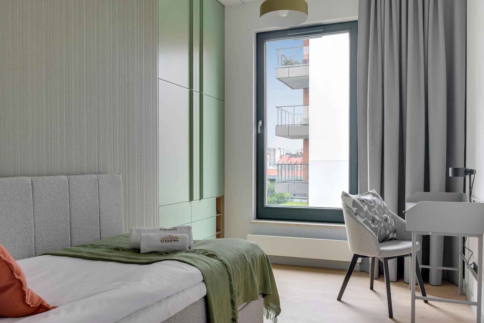 Brabank Riverside - Sauna, Business & Gym By Downtown Apartments Gdańsk Rum bild